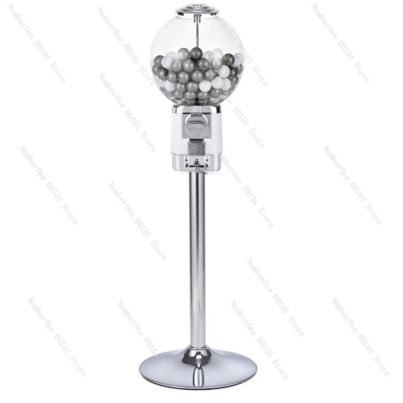 

25MM Large Capacity Candy Vending Machine Desktop Gumball Dispenser with Stand Drawer and Adjustable Rotary Wheel Commercial
