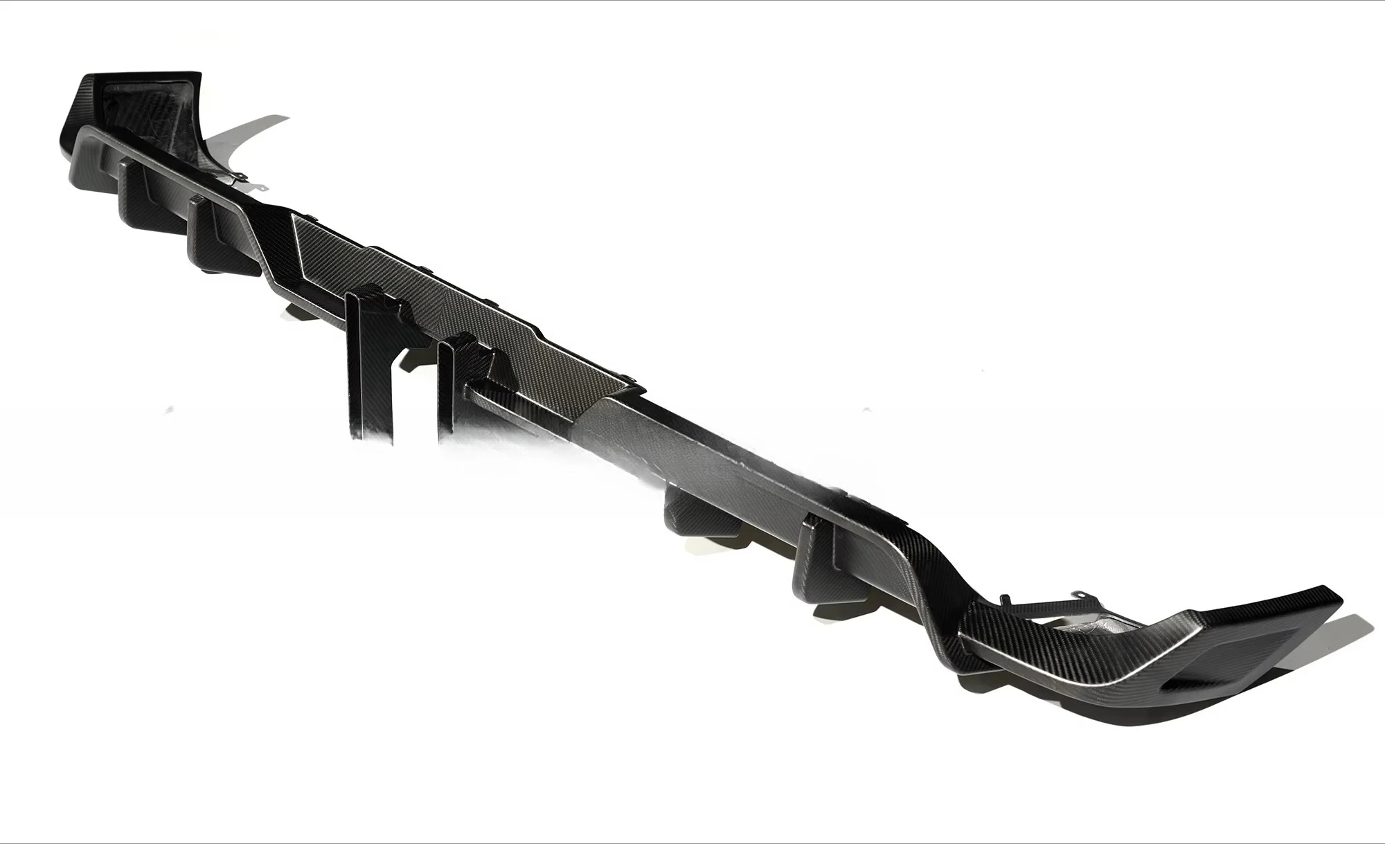 Car R Style Dry Carbon Fiber Rear Diffuser Lip With LED for Mercedes Benz G Class G63 Body Kit W465 G500 G550 2025