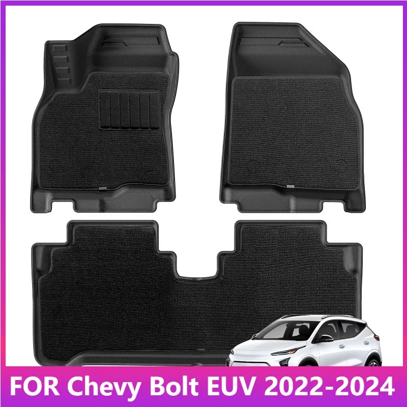 

Коврики для багажника Chevrolet Chevy Bolt EUV 2022 2023 2024, коврики для багажника TPE 3D, коврики для багажника, коврик для багажника с левым рулем