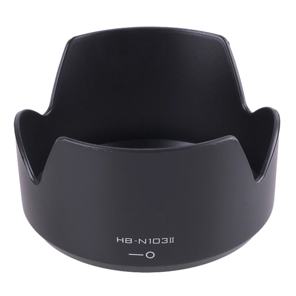 HB-N103II Plastic Camera Mount Lens Hood Fit for Nikon 1 VR 30-110mm f/3.8-5.6 Camera Lens