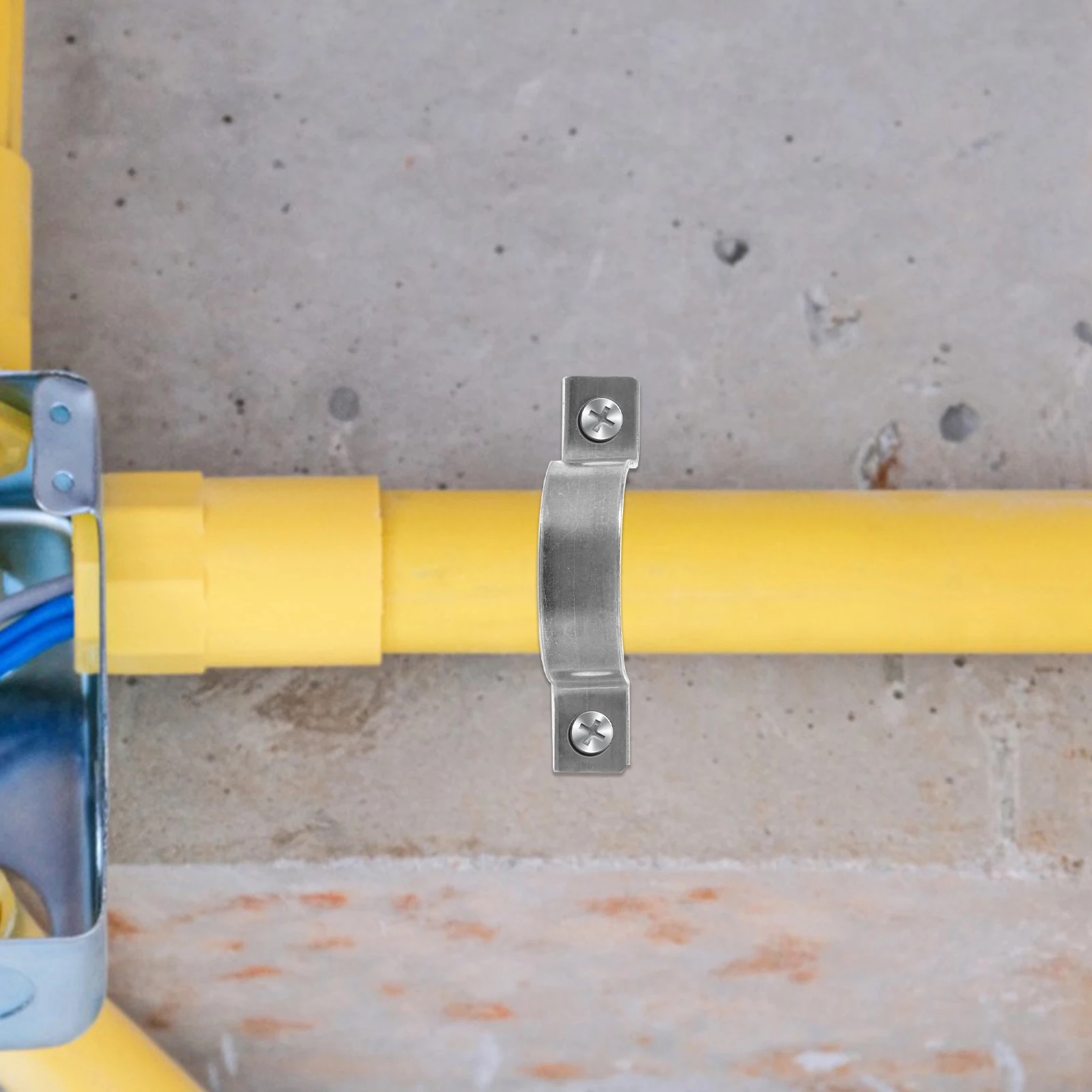 

10 шт. оцинкованные хомуты для трубок, настенный монтаж, трубный кабель, круглый держатель для труб, оцинкованные зажимы для труб, ремни, фурнитура