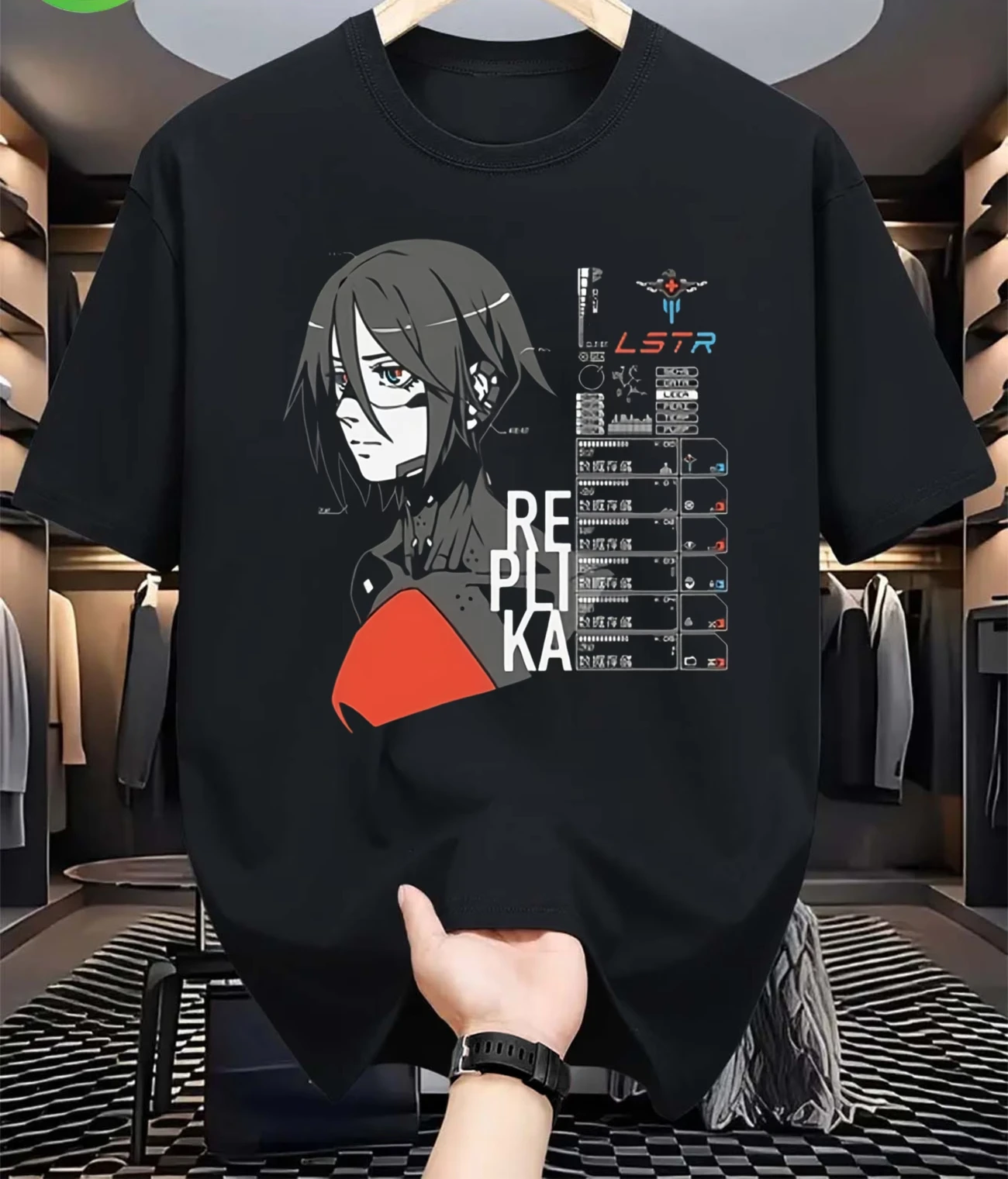 Image of Vintage Signalis Wake Up Horror Game Y2K Retro T-Shirt Damen Herren Baumwoll-T-Shirt Sommer Frühling Oversized Neuheit Streetwear Top