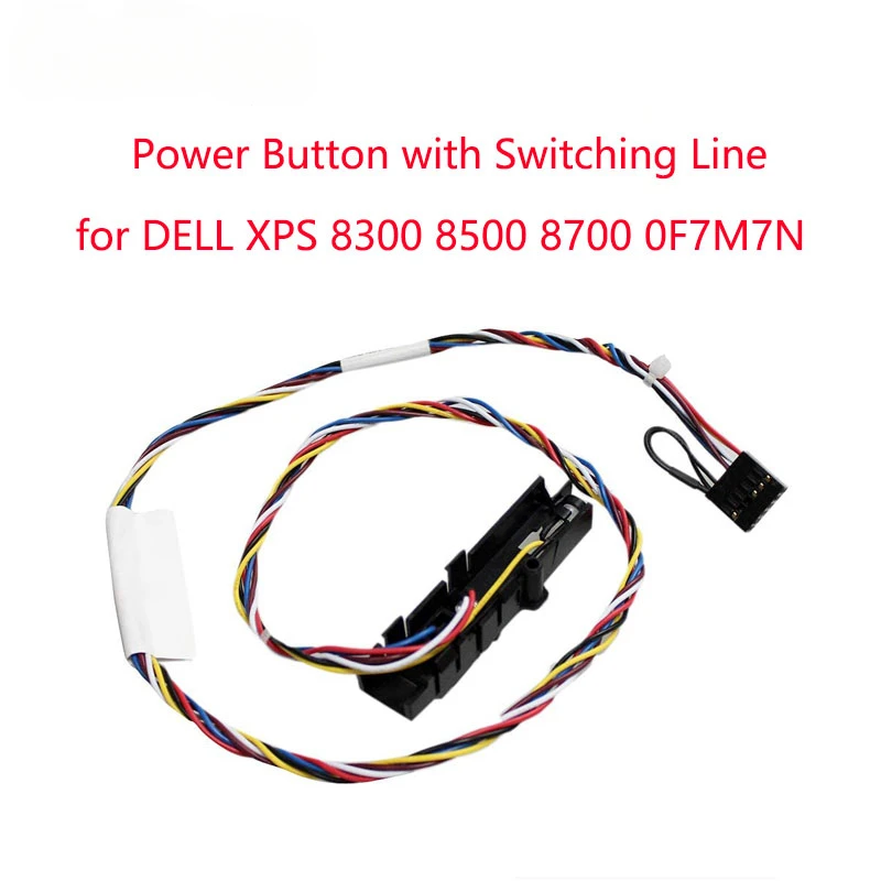 

Power Button with Switching Line Replacement for DELL XPS 8300 8500 8700 0F7M7N Board Accessories