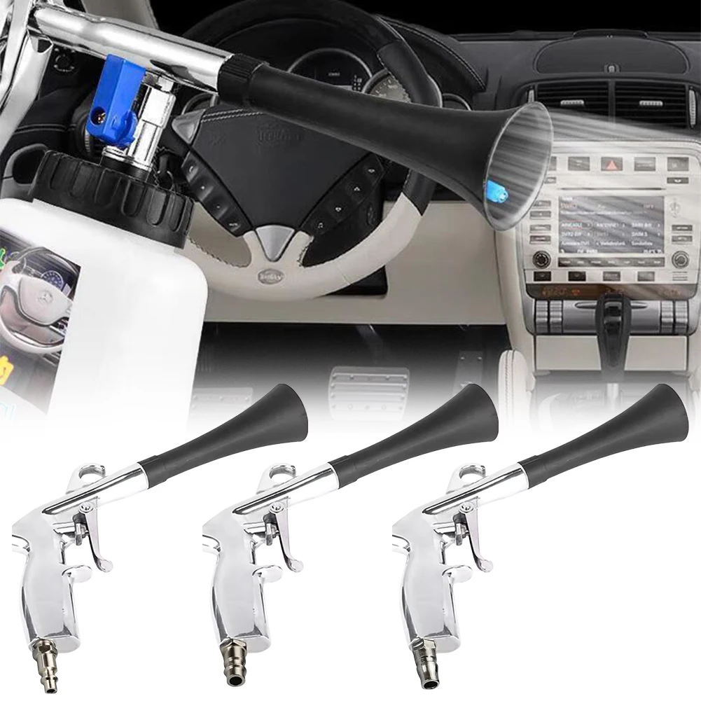 Pembersih Interior Mobil Perangkat Pembersih Kering Peralatan Detail Mobil Sikat Pembersih Bahan Paduan Aluminium Untuk Mobil