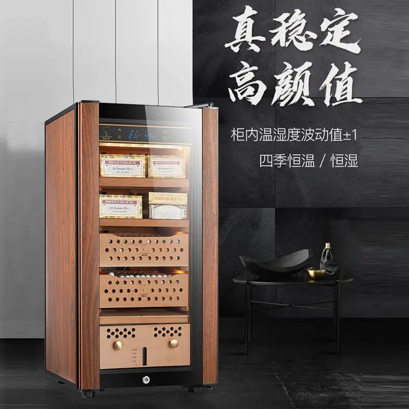 

Constant temperature cabinet Constant temperature and humidity household cedar wood red wine moisturizing cabinet