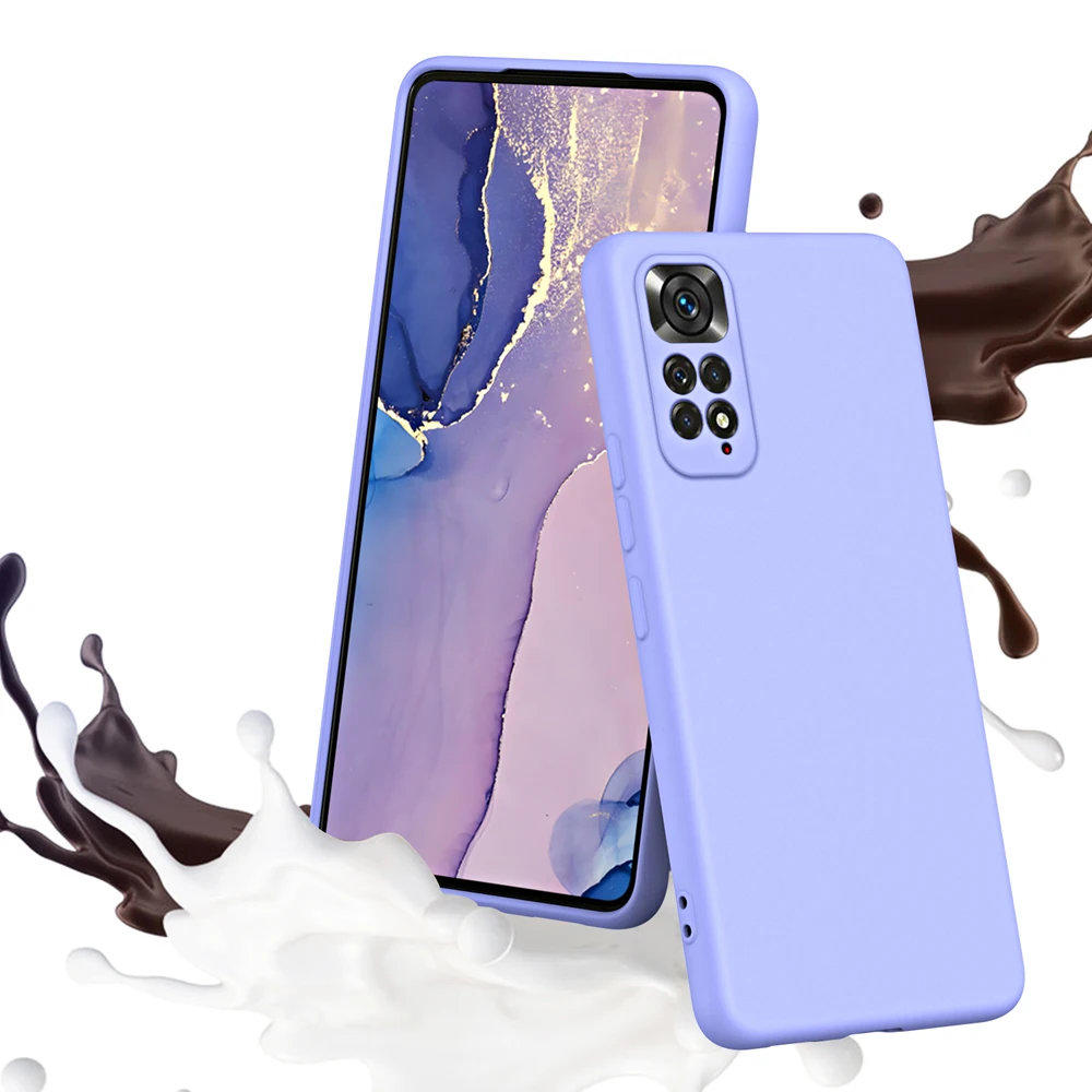 Liquid Silicone Case For Xiaomi Redmi Note 11 Pro 12 Pro 4G 5G 11s Note11 S 11pro 2022 Global Shockproof Bumper Cover Fundas image 5