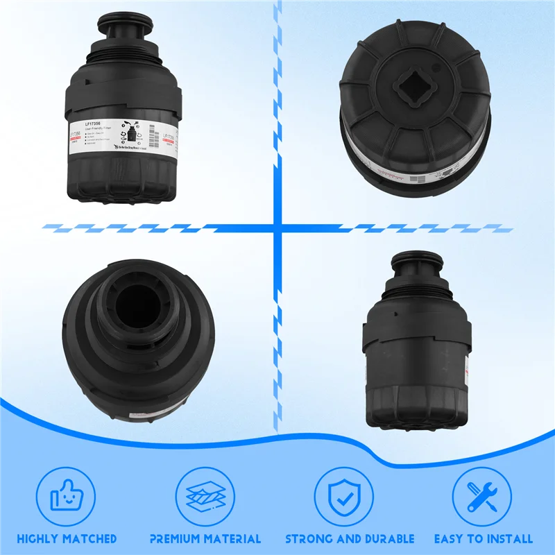 Leading-LF17356 Oil Filter For Cummins 5266016 ISF 2.8L For Foton Tunland 4X4 QSF 2.8L Engine Fuel Water Separation Filter - view 6