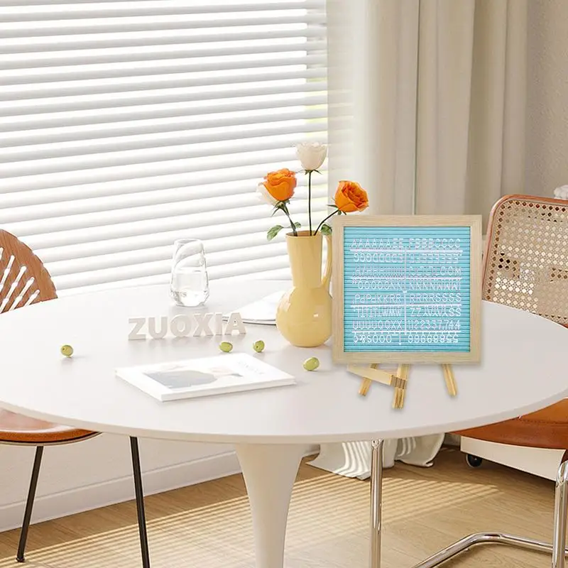 Войлочная доска для письма, войлочная многофункциональная доска для сообщений, модное украшение на день матери, Элегантный знак объявления с подставкой для