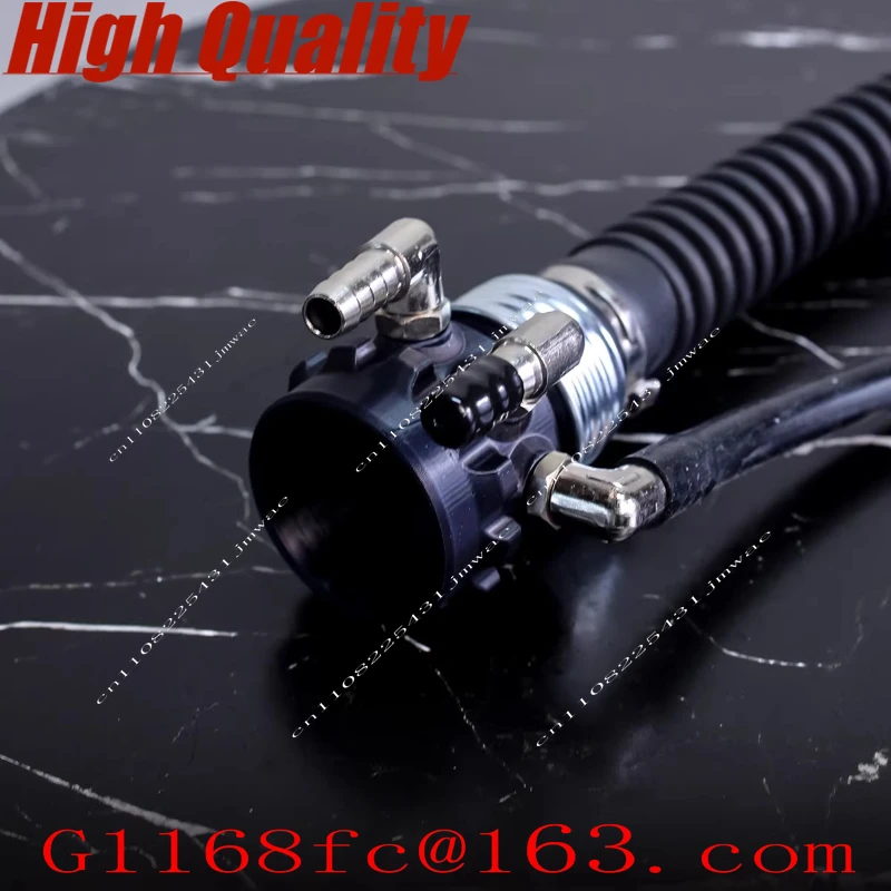 ForGas Mask Cover 3D Negative Pressure Fine Adjustment Choke Valve Breathing Bag Latex Gas Mask Accessories