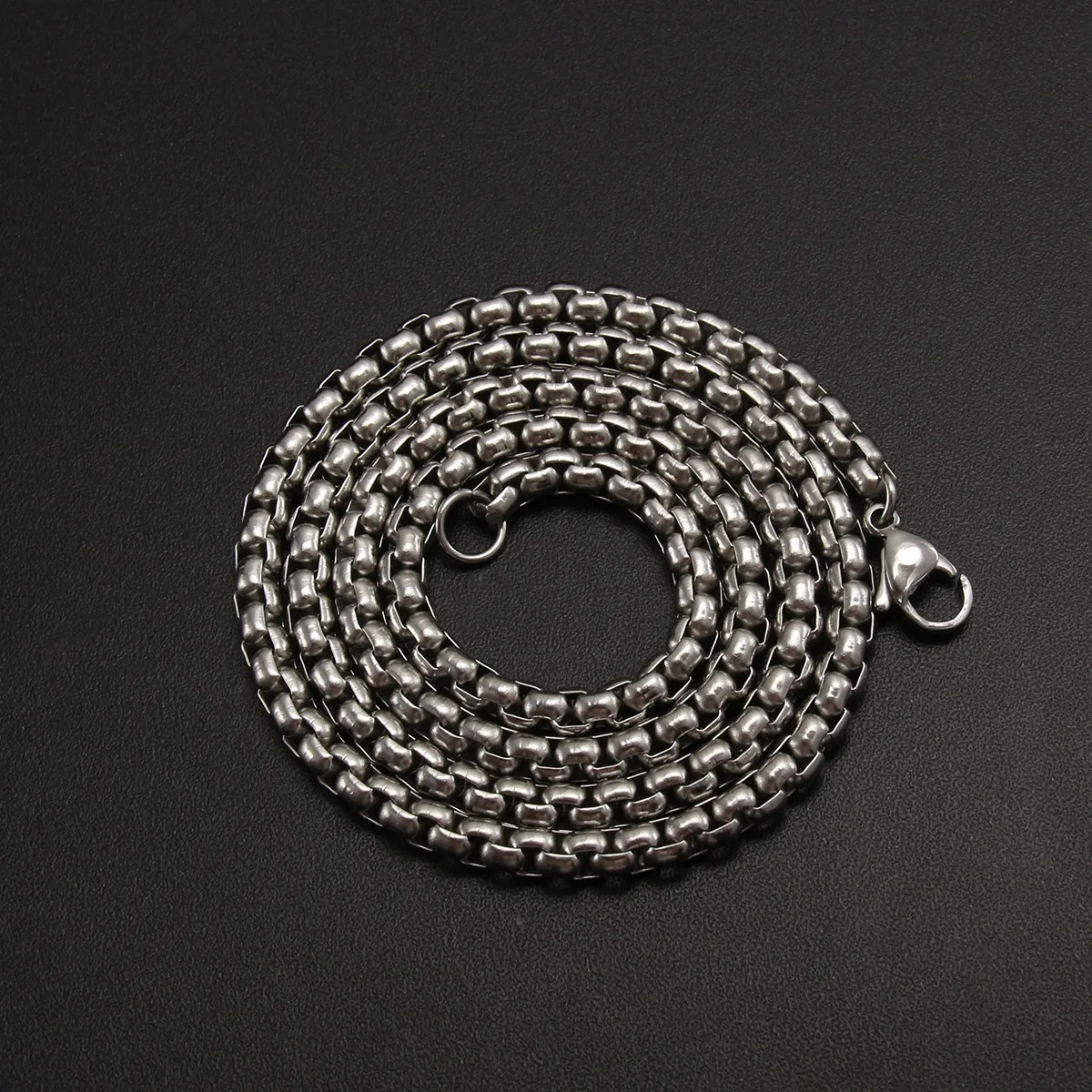 HNSP 316L Edelstahl-Seilketten-Halskette für Herren, wasserdichter Schmuck, Accessoires, Großhandel – Detail 9