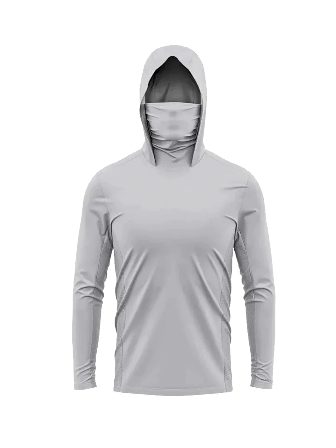 ملابس صيد السمك بغطاء للرأس مضادة للأشعة فوق البنفسجية للحماية من الشمس، قميص صيد السمك، قناع مسامي، ملابس رياضية بغطاء للرأس