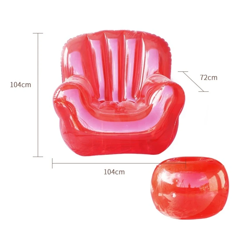 Inflatable New Visual Quality Fashion Trend Sofa Soft Comfortable Lazy Chair Recommendation For Living Room Bedroom Outdoor Use