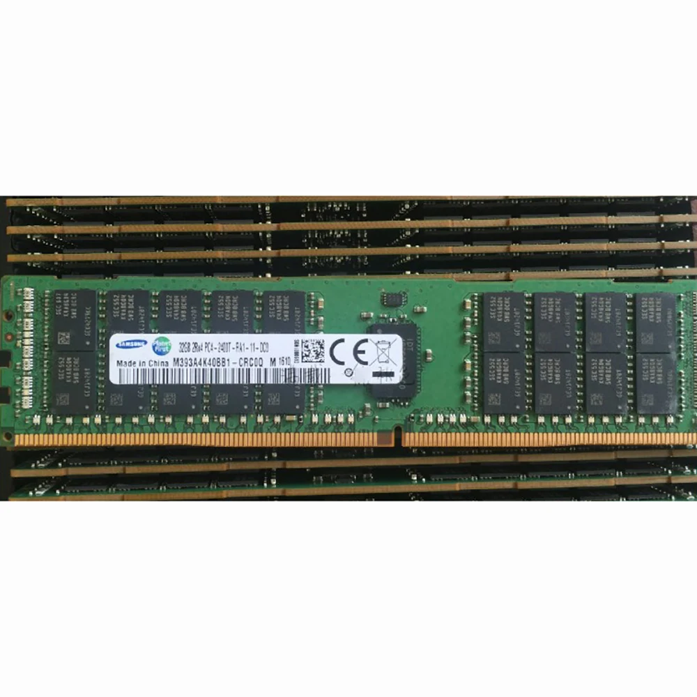 32GB DDR4 2400MHz ECC REG RAM For DELL R630 R930 R730XD R740XD R7525 R7415 R6515 R6525 Server Memory