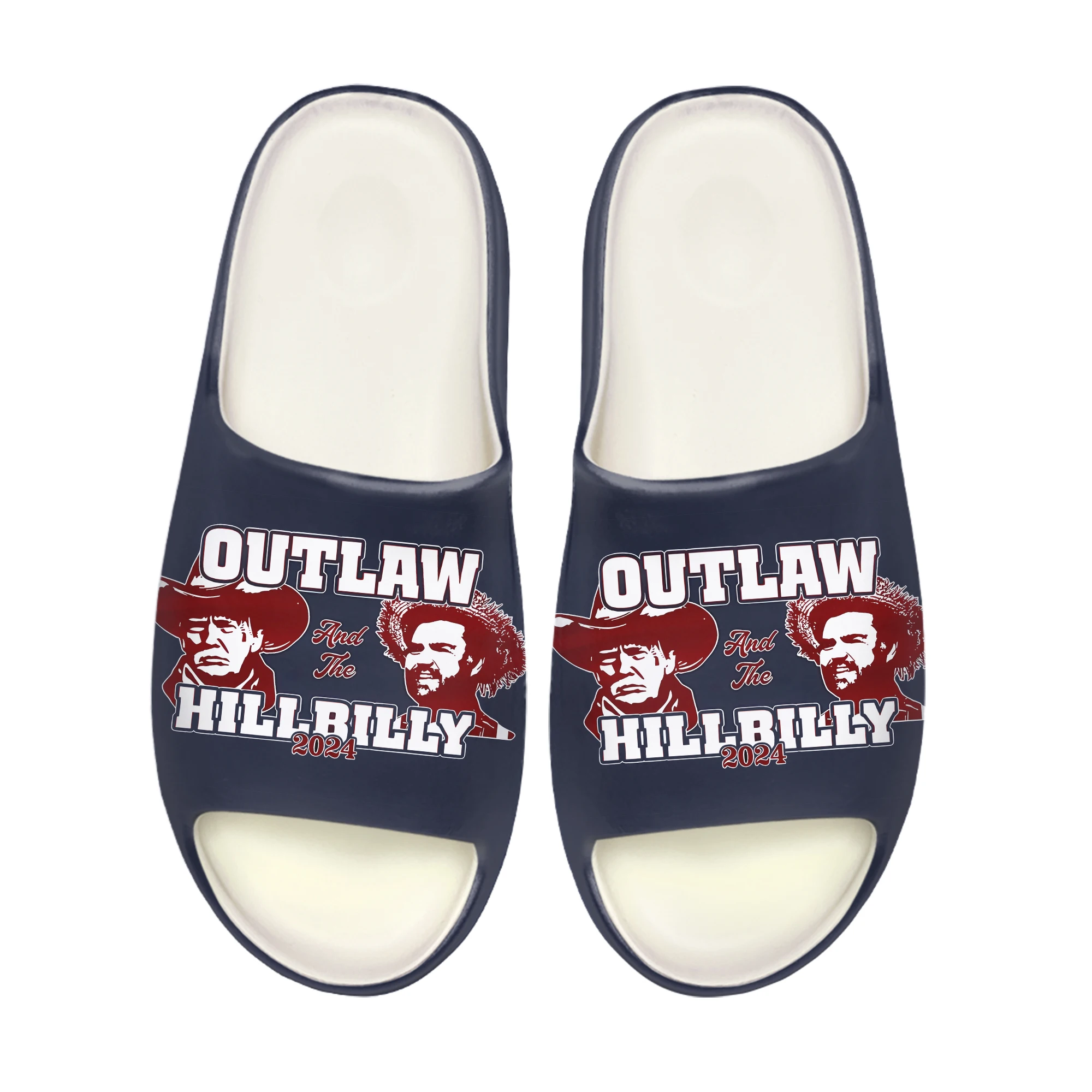 

Outlaw Hillbilly 2024 TAKE AMERICA BACK Soft Sole Sllipers Home Clogs Step on Shoes Mens Womens Teenager Custom on Shit Sandals