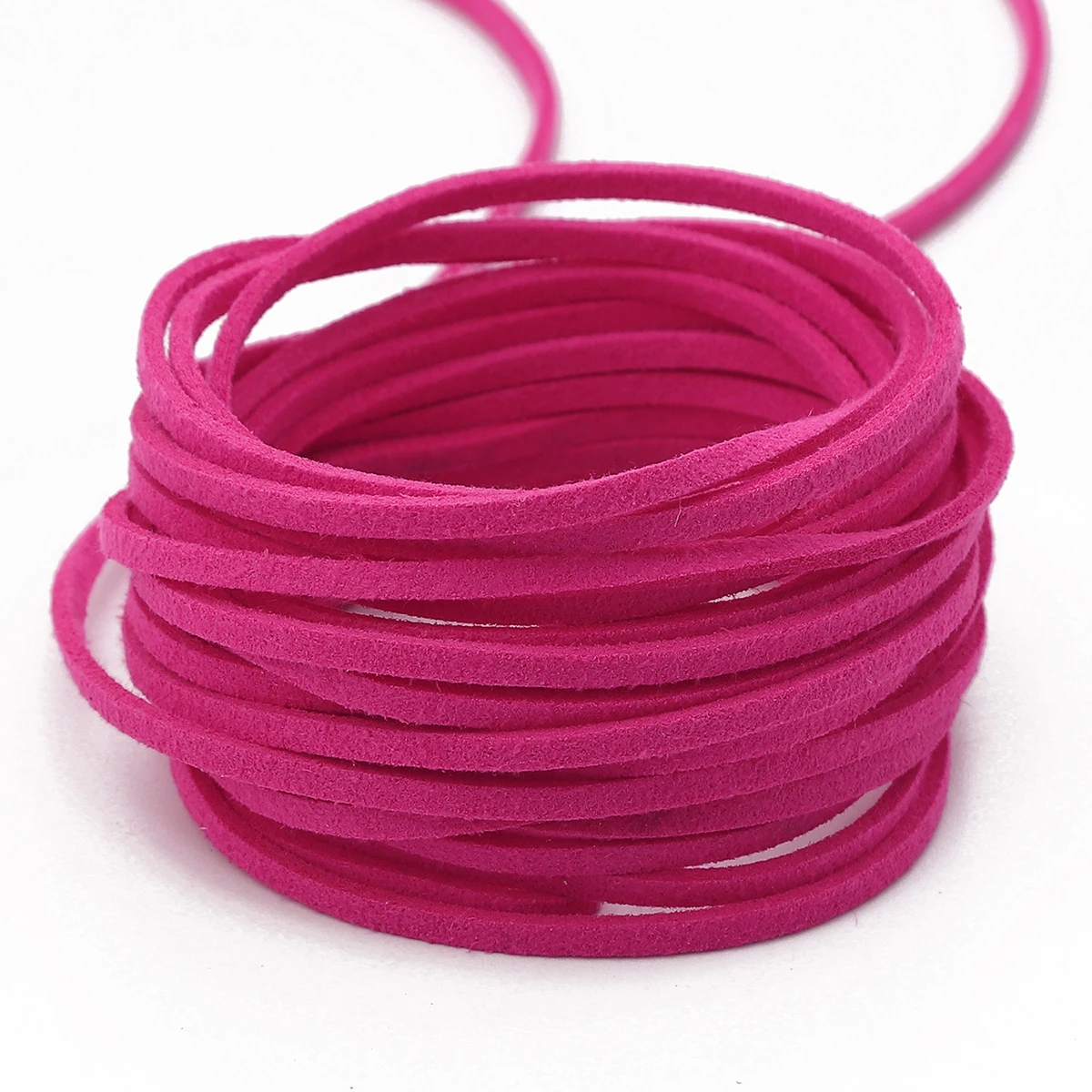 3mm Flat Double Sided Suede Cord for DIY Beading