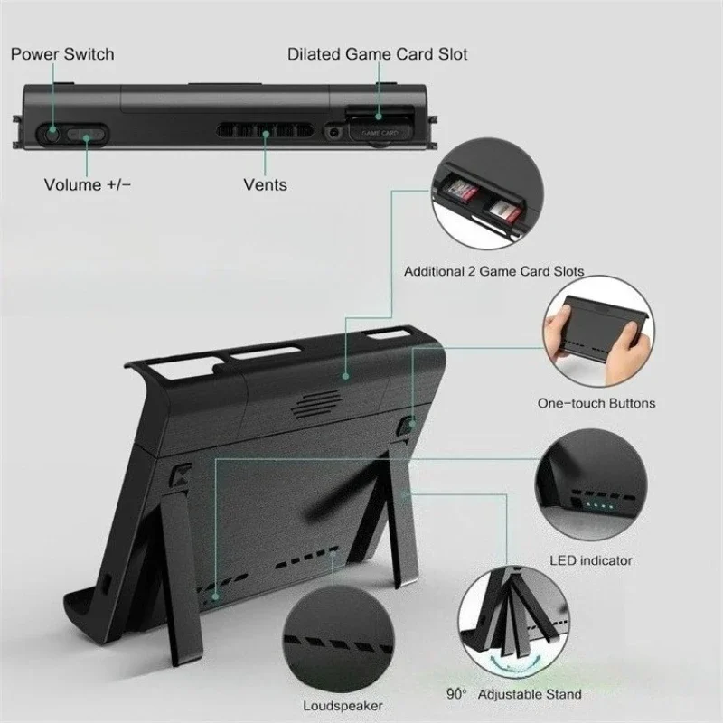 10000mAh 37Wh TYPEC PowerBank لنينتندو سويتش LCD & Switch OLED شاحن احتياطي حافظة PD شحن سريع محطة بطارية خارجية #2