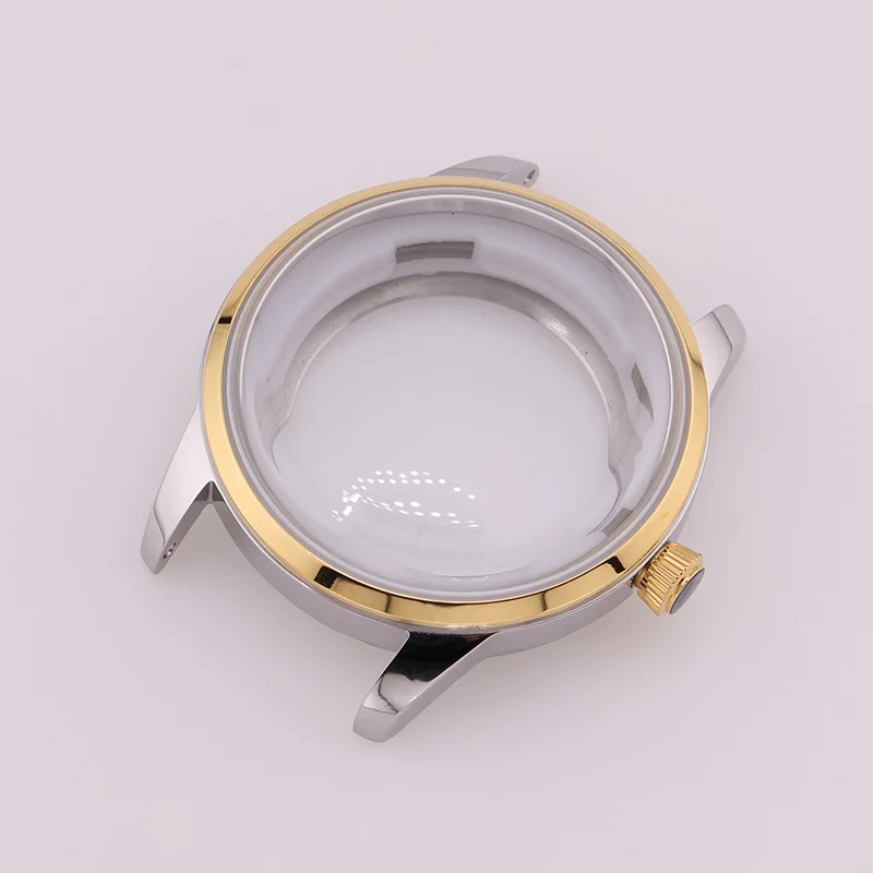 40mm Cocktail Time Silber Polierte Mechanische Uhrengehäuse für Seiko Mod Presage NH34 NH35 NH38 Uhrwerk DIY Uhren-Ersatzgehäuse – Detail 7