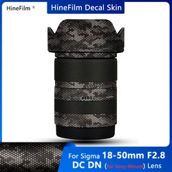 Hinefilm Skin for Sigma 18-50 F2.8 E Lens Decal Skin for Sigma 18-50mm F2.8 DC DN Contemporary for Sony Mount Lens Sticker Wraps