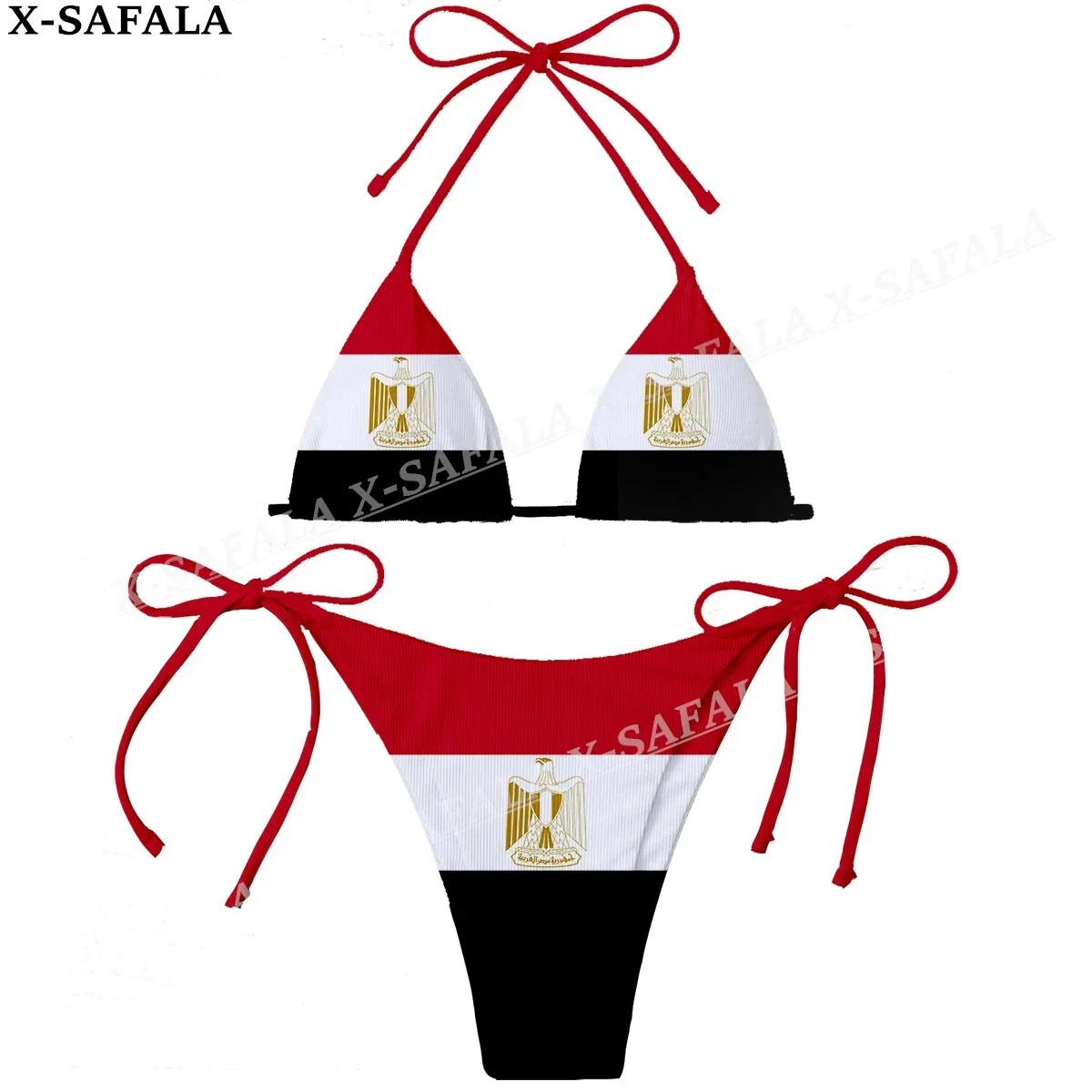 

Egypt Country Flag 3D Print Women Micro Sexy Bikini Bra Set Summer Beachwear Sexy Beach Two Pieces Bathing Suits Swimwear