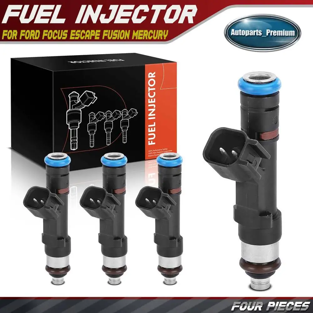 

4x Fuel Injector for For Ford Focus 2007 Escape Fusion Ranger Mercury Milan L4 2.3L