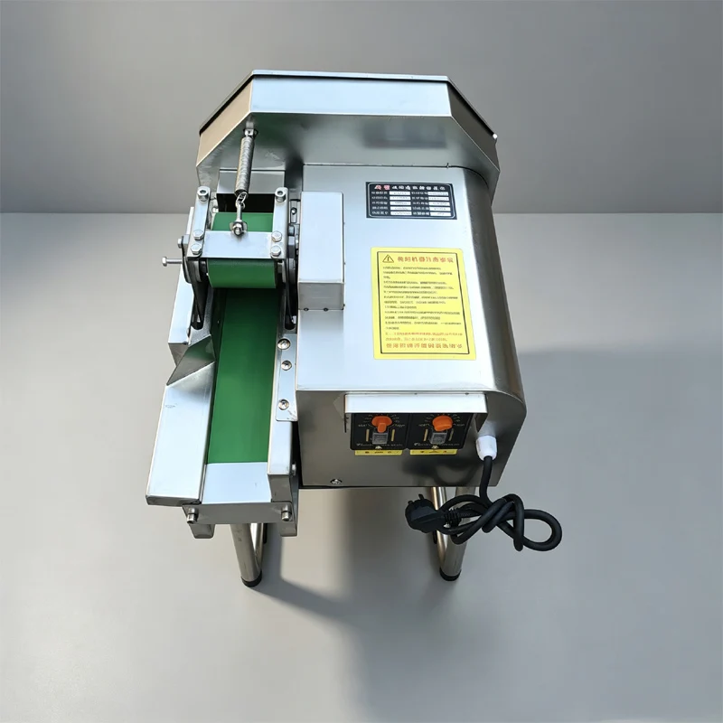 Stainless Steel Vegetable Cutter Machine Electric Dual Speed Quick Convenient Chopping Machine For Kitchen And Supermarket