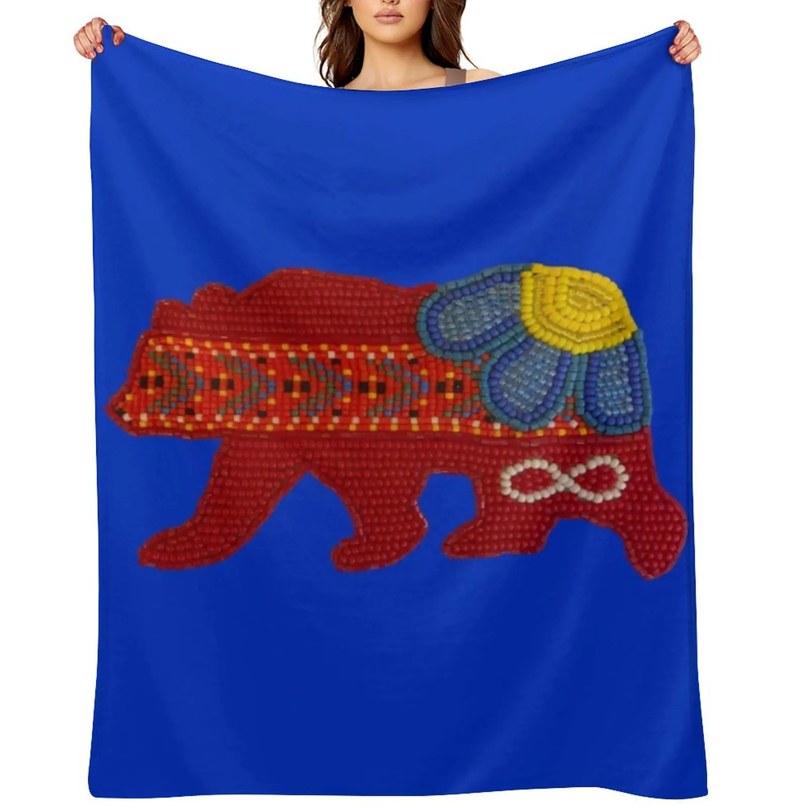 

Mtis Bear Throw Blanket Extra Large Throw Nap Flannel Luxury Blankets