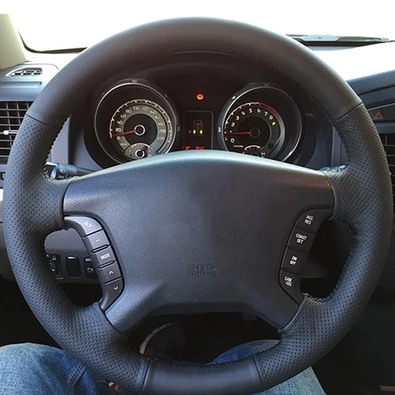 

Индивидуальная оплетка из натуральной кожи для Mitsubishi Pajero 2007-2019 Galant 2008-2012 Zinger 2008-2011