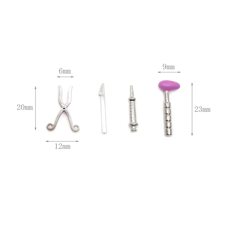 For 15/17cm labubu clothing Stethoscope Set accessories Doctor Kids Toy Playing House Mini Work Drum