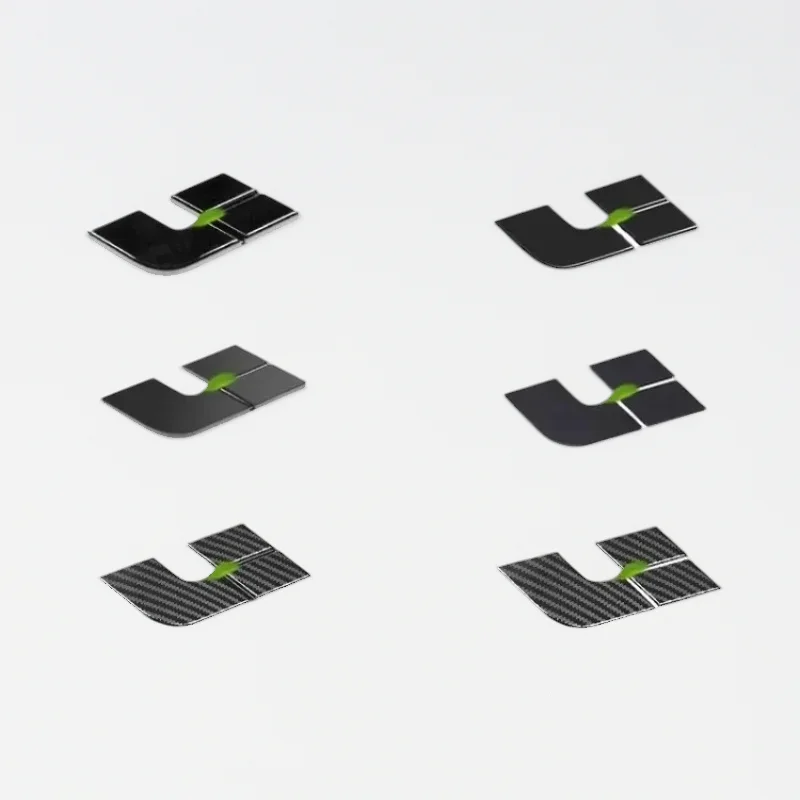 

2pcs Car Emblem Sticker Black for LEADING IDEAL LiXiang L7 L8 L9 Auto Front Rear Logos Decoration Modified Accessories