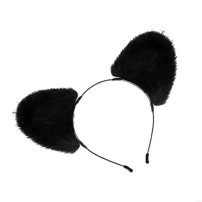 

195E Elegant Bear Ears Headband For Various Occasion Party Hair Decoration Soft Fabric Headpiece Headwear For A Stylish Look
