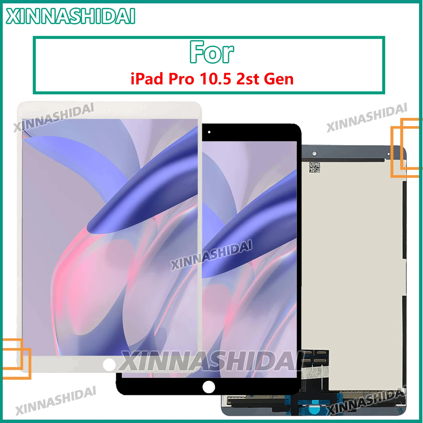 

Протестировано для Apple iPad Pro 10.5 2-го поколения, замена преобразователя сенсорного экрана ЖК-дисплея в сборе