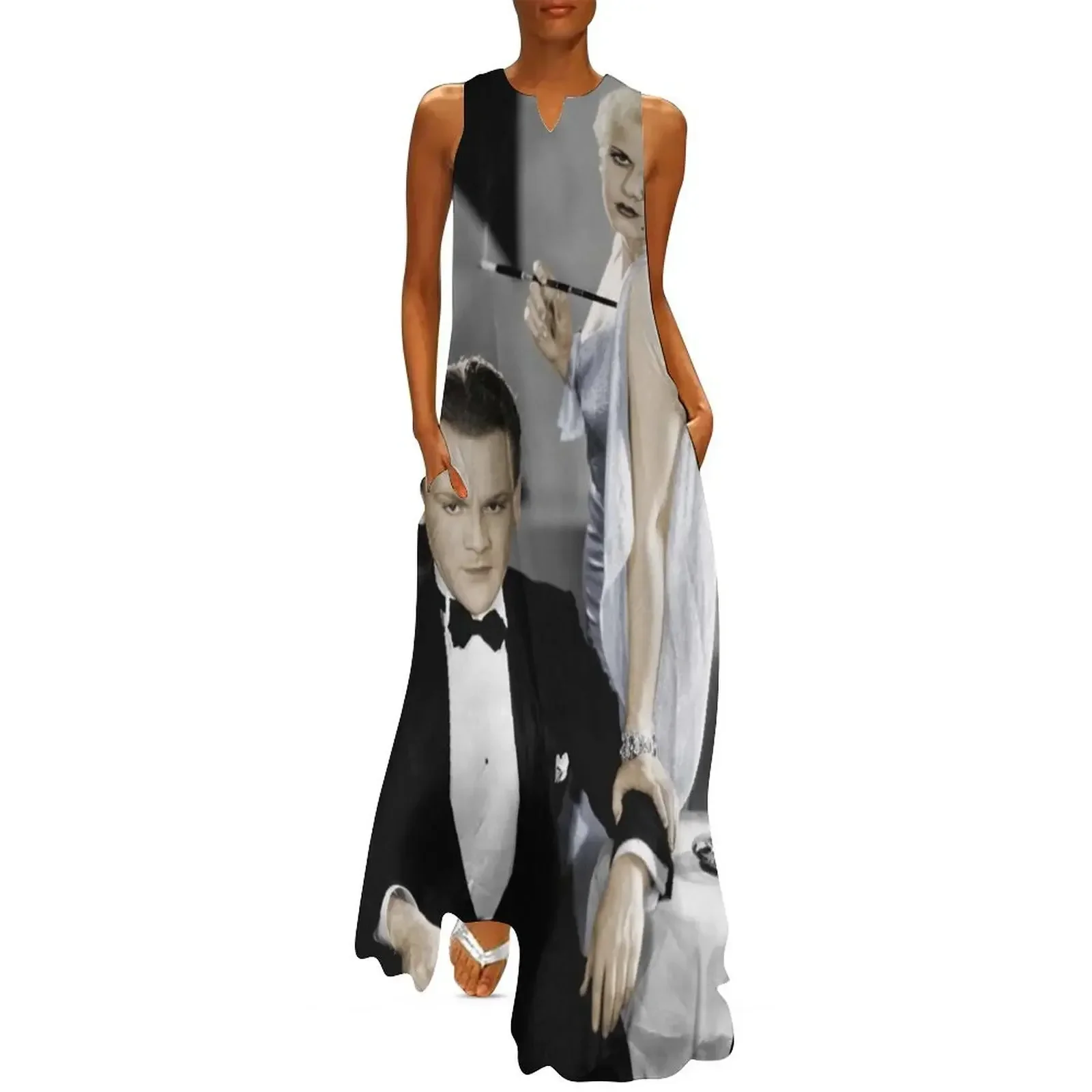 

James Cagney and Jean Harlow Long Dress ladies dresses for women 2025 summer women's suit Women long dress Dress