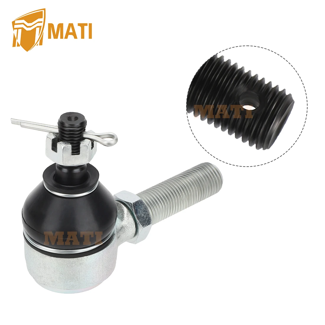 M MATI Golf Steering Tie Rod End & Shaft Kit for EZ-GO TXT/Medalist/Marathon Golf Carts Gas & Electric 1994.5-2001.5 70074-G02