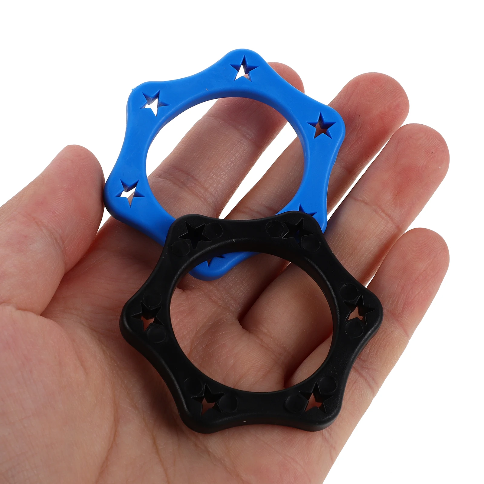 

20pcs Microphone Protective Cover Anti-Slip Anti-Rolling Ring Shockproof Silicone Sleeve For Handheld Mic Ktv Stage Studio