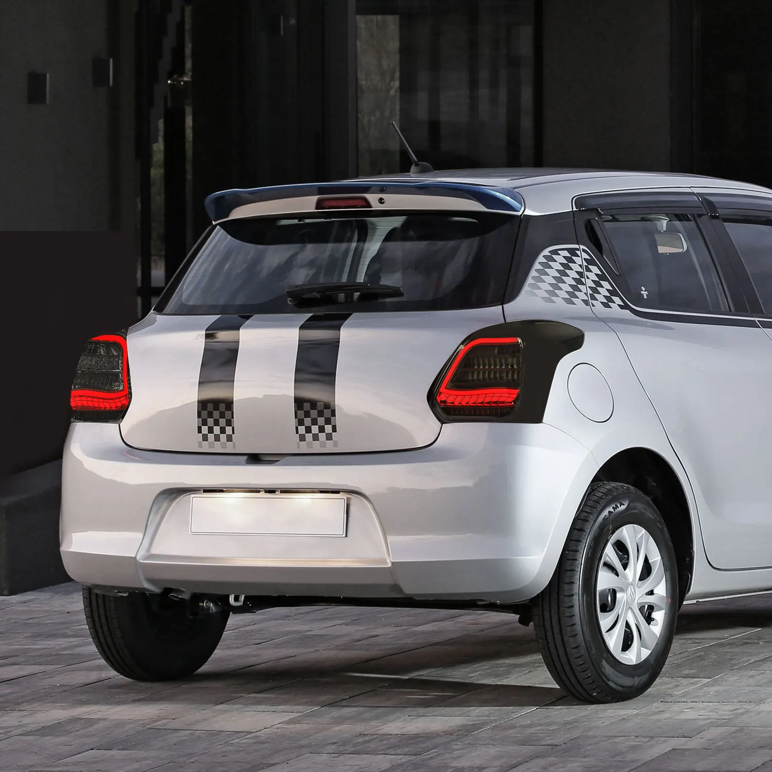 Archaic Car Lighting Assembly for Swifts LED Back Lamp Plug and Play for Suzuki Swift Taillights 2017-2020