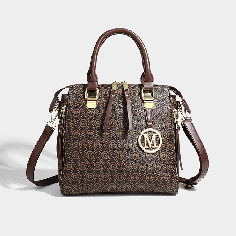 

Women's Bag Large Capacity Tote Daily Commute Women's Shoulder Bag Crocodile Print Bright Face Handbag Shopping