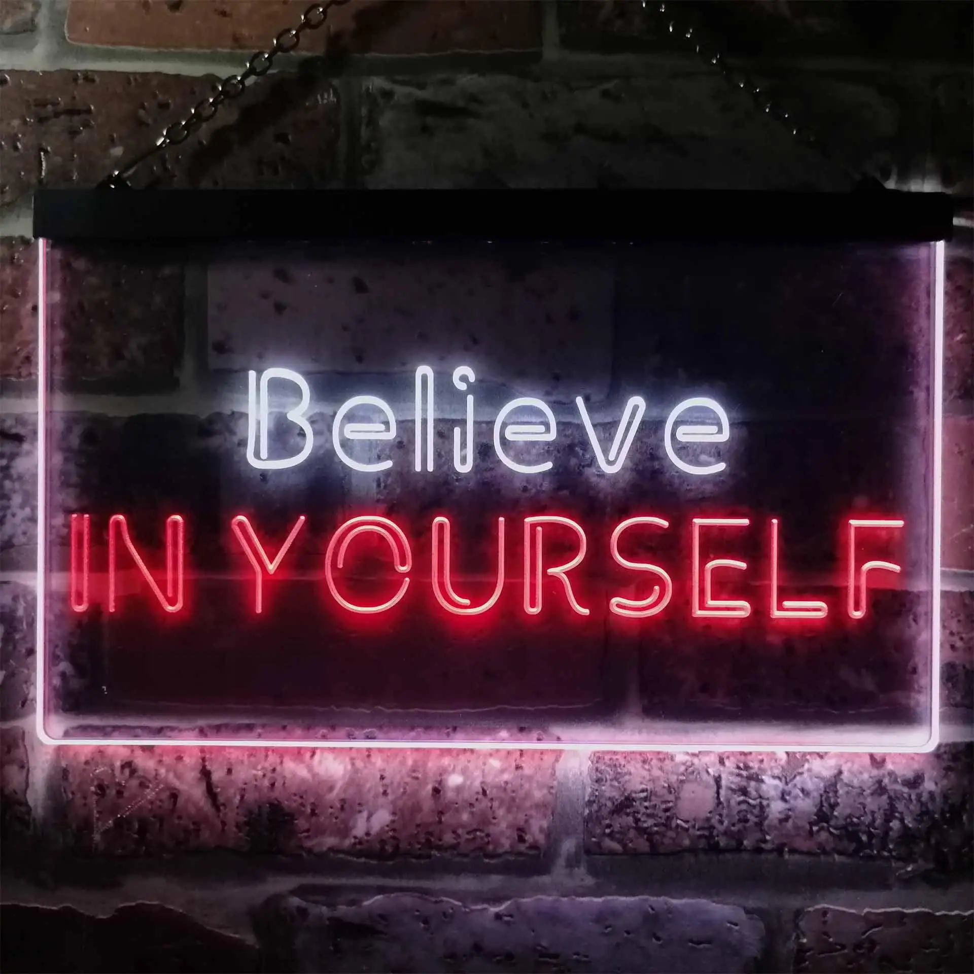 Believe in Yourself Dual Color Led Neon Sign st6-i3198