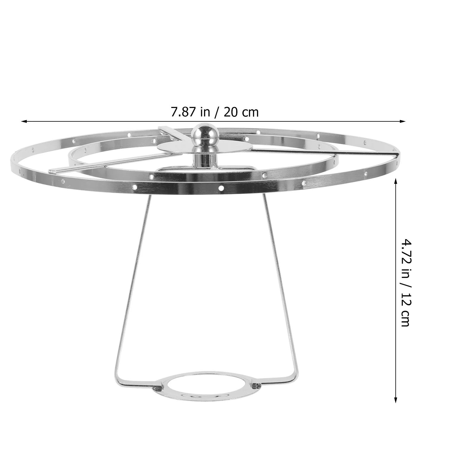 1 مجموعة الرجعية الكريستال غطاء مصباح القيثارة حامل عاكس الضوء الحديد قوس لمكتب الجدول مصباح أرضي إصلاح DIY أجزاء الإضاءة #6