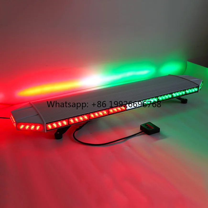 

Новая 48-дюймовая (122 см) светодиодная проблесковая балка для крыши грузовика/автомобиля, 3 Вт, высокая яркость, янтарно-белый стробоскоп, аварийный сигнальный фонарь