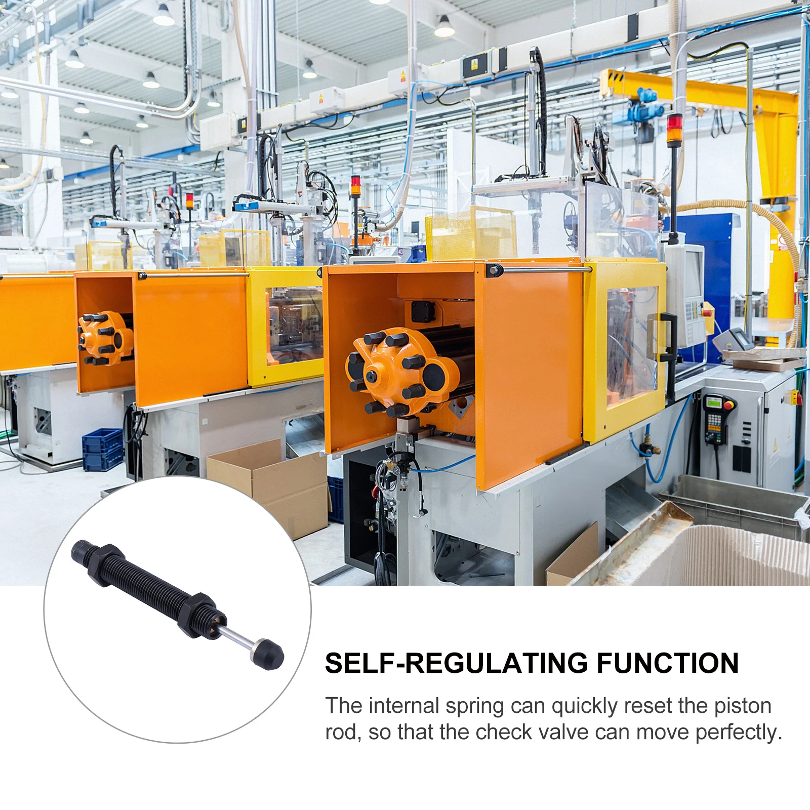 

Precision Speed Regulator Oil Pressure Shock Absorber Pneumatic Cylinder Buffer High Efficiency Noise Reduction