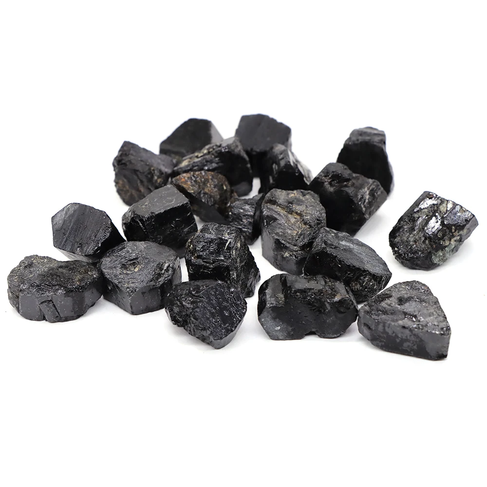 

Natural Black Tourmaline Raw Ore Gemstone Mineral Specimen Irregular Healing Crystal Eliminate Magnetism Decoration Wholesale