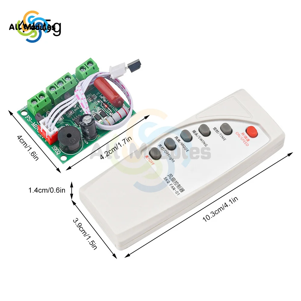 Universal Fan Remote Control Modification Board Mini Fan Circuit Board Control Motherboard Electric Fan Control Circuit Board