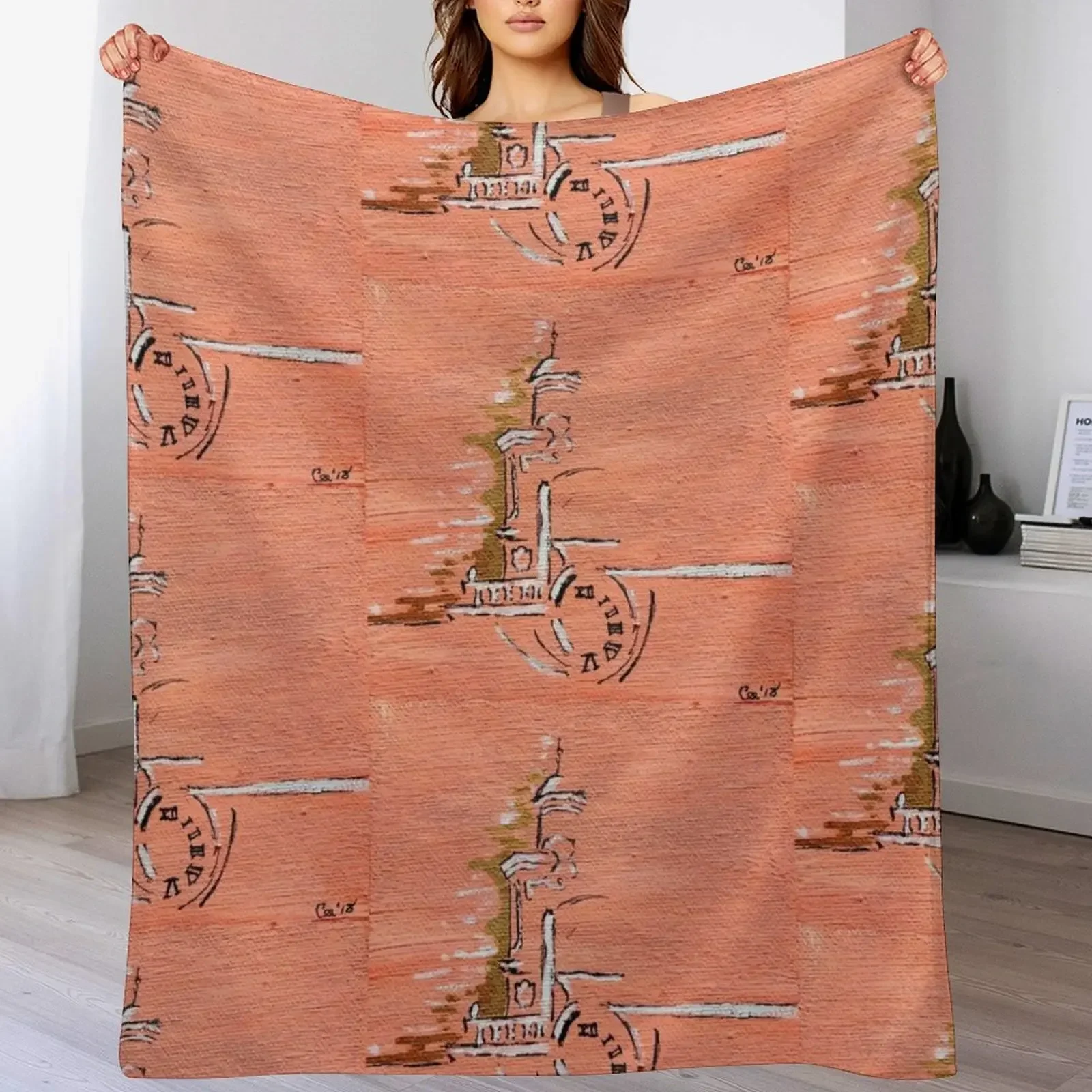 Casa Bonita Throw Blanket Bed linens Thermals For Travel Blankets