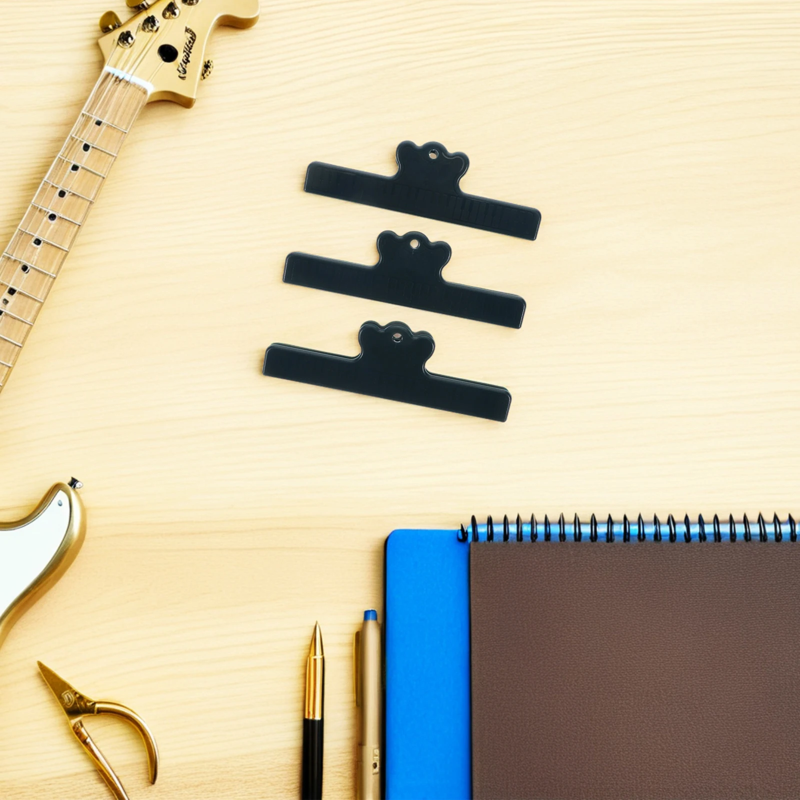 

3 Pcs Instrument Holder Clip Clips Plastic for Piano Notation