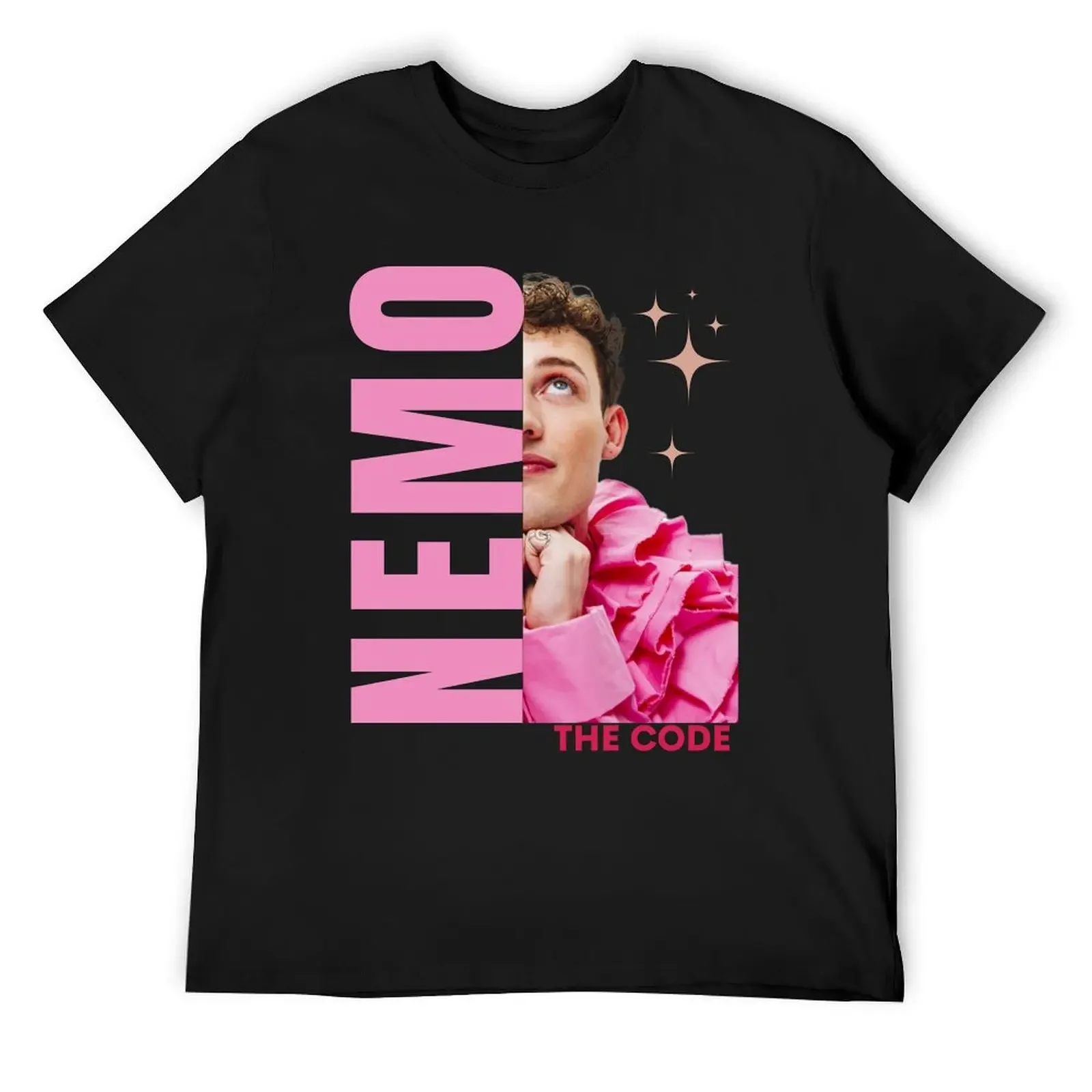 Nemo Eurovision Switzerland 2024 T-Shirt heavyweights hippie clothes anime new edition Men's t-shirt