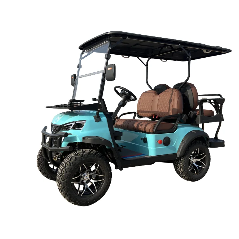 MMC hot selling 4-seater factory price electric golf cart 60V 72V lithium battery 300cc gas golf cart