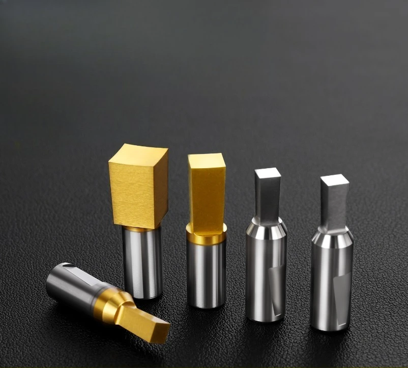 Square CT08 HSS-Tin Rotary Broach Punching Cutter Tool 8mm Shank Inner High Wear-Resistant Coating Efficient Machining for Steel