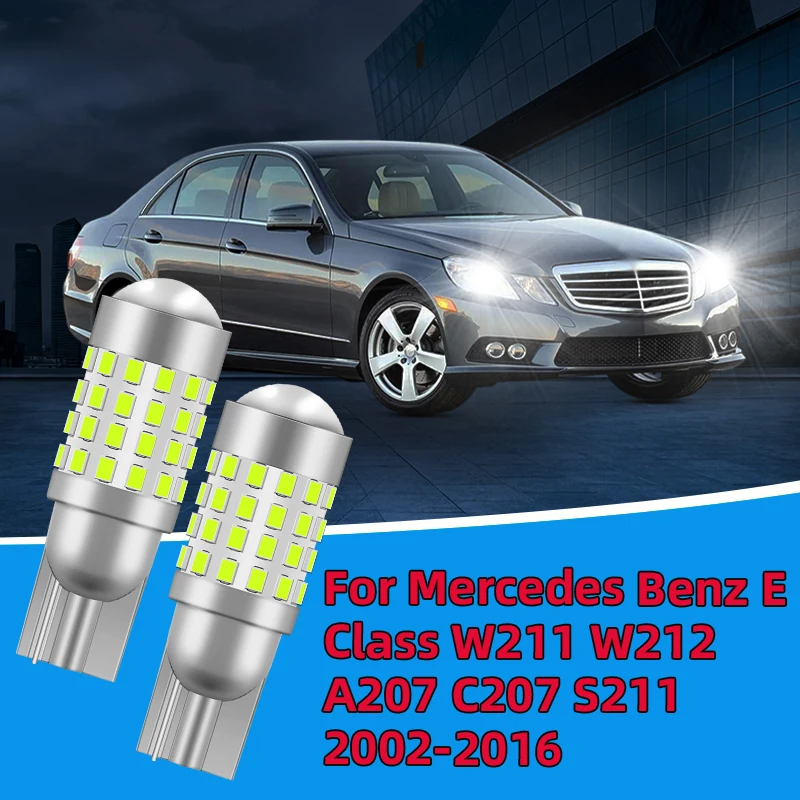 

2PCS For Mercedes Benz E Class W212 A207 S211 2002-2016 Car Led Traffic Bulb side marker position Signal Lamp Clearance Lights