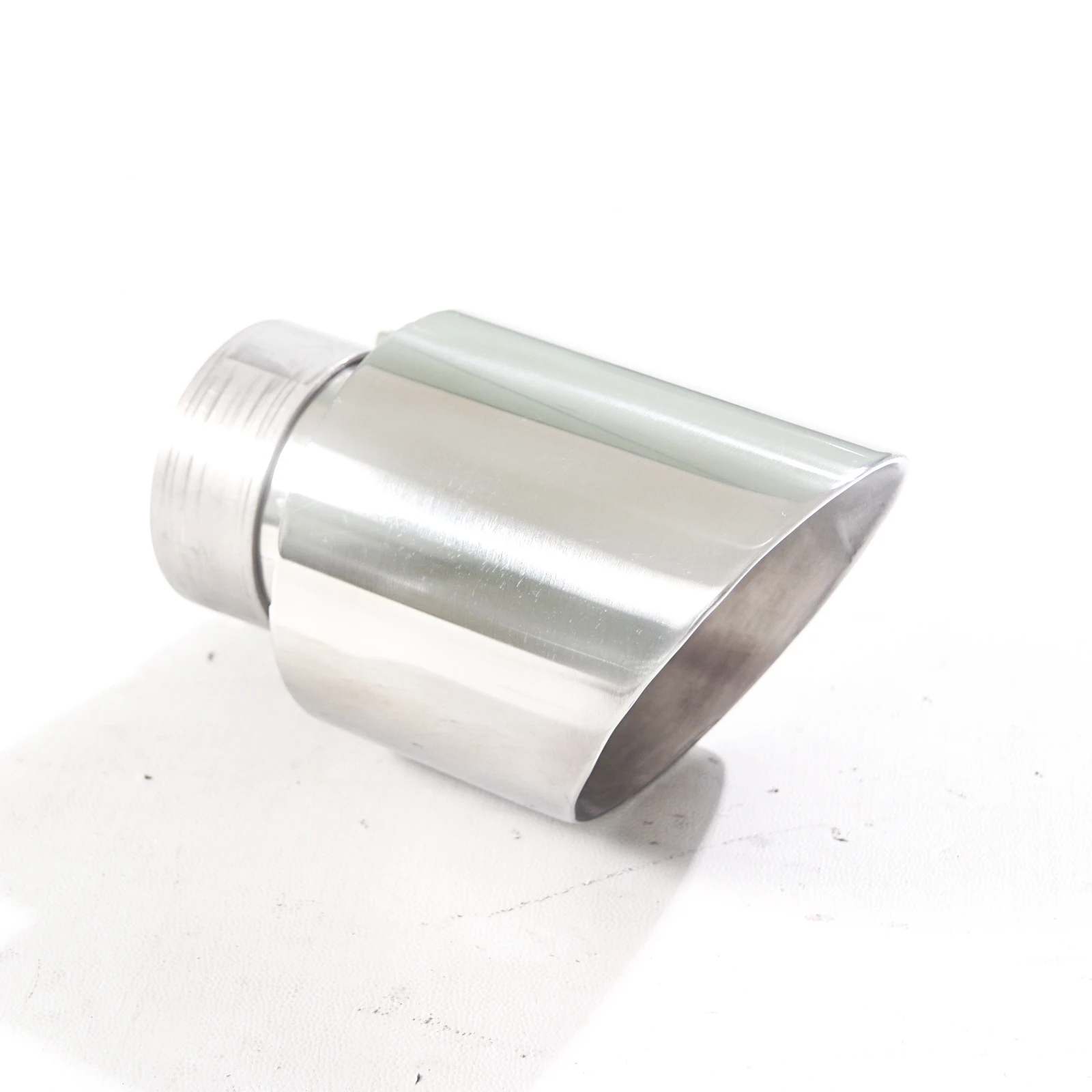 For OEM Universal Chrome-plated Tip Tailpiece  Muffler Tail Decoration, Diameter 3 Inches, 3.5 Inches, 4 Inches, Y-shaped Tube