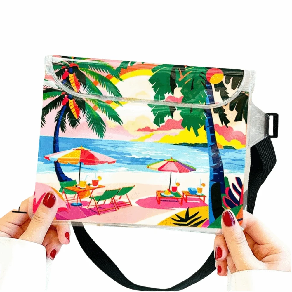 

Sealing Waterproof Phone Pouch Transparent Touch-screen Waterproof Waist Bag Large Size Dry Protection Swimming Storage Bag